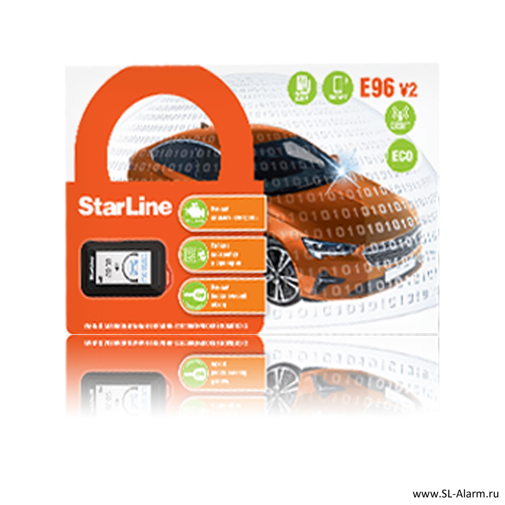 StarLine E96 v2 BT 2CAN+4LIN GSM ECO